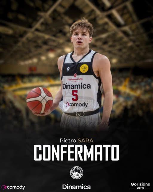 Un altra conferma in casa Dinamo Gorizia: Pietro Sara resta