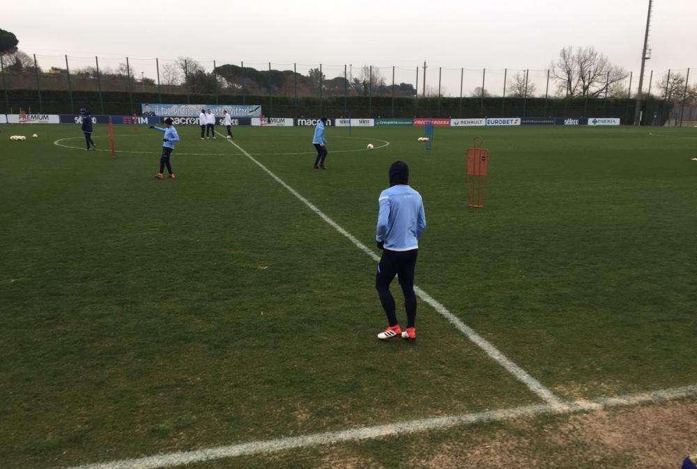 QUI LAZIO - Rifinitura in vista della sfida contro il Salisburgo