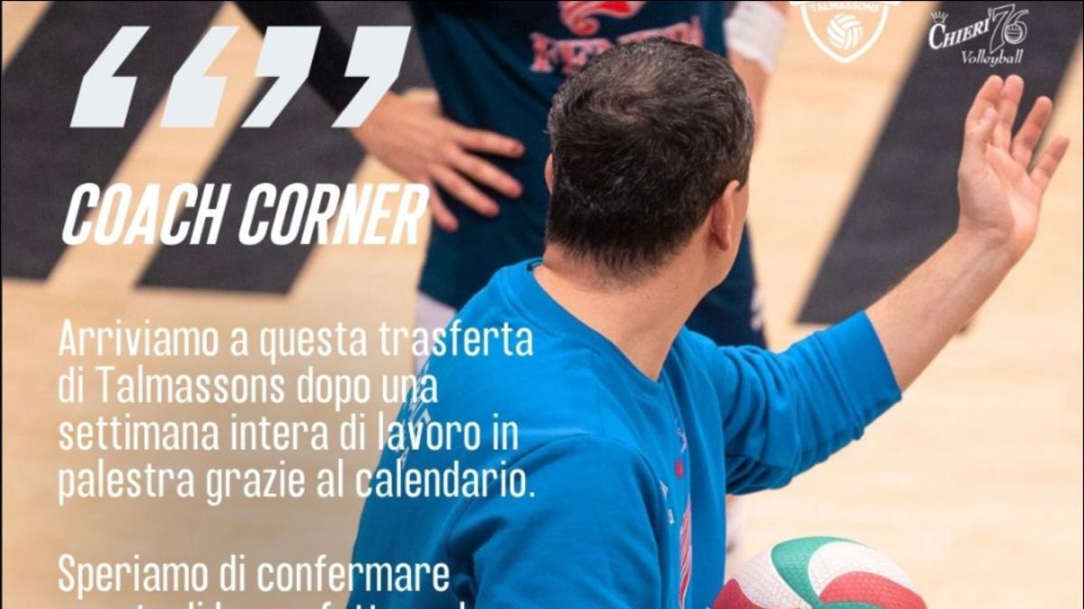 Chieri in trasferta a Talmassons, Negro: "Arriviamo alla sfida con la Cda dopo una settimana intera di lavoro"