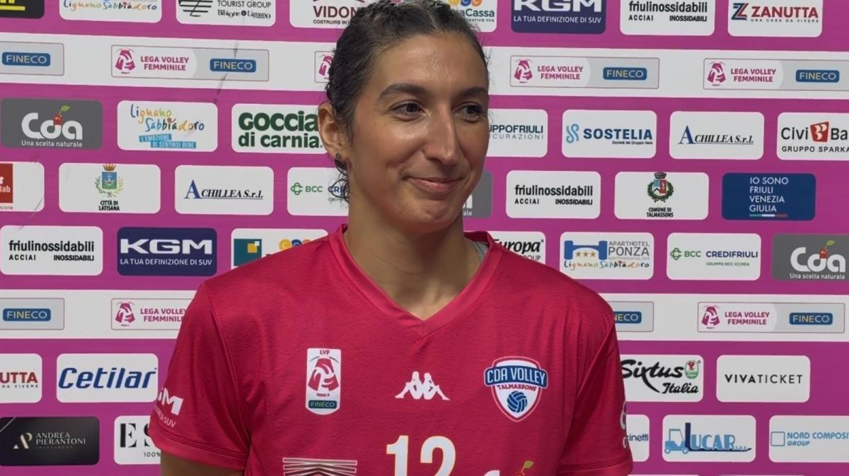 CDA Volley Talmassons, Molinaro: "Orgogliosa delle mie compagne. Abbiamo giocato per tratti alla pari con le più forti al mondo"