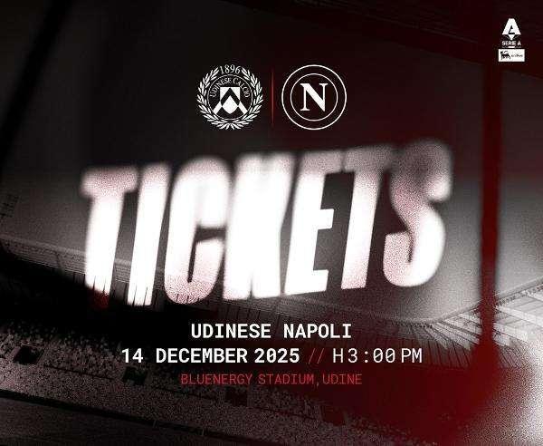 Udinese, le info sui biglietti per la sfida contro il Napoli