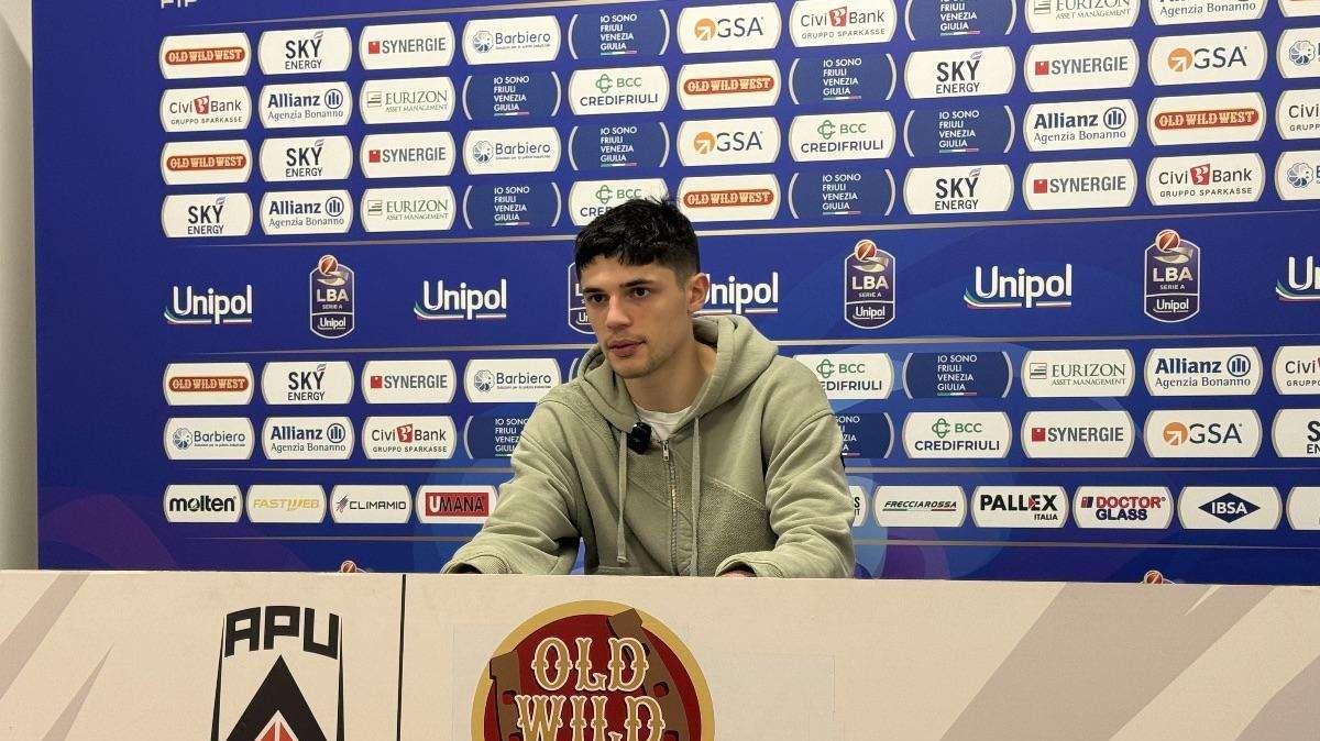 APU Udine-Reggio Emilia 85-90, Calzavara: "Ci è mancata lucidità nel finale ma esprimiamo un buon basket"
