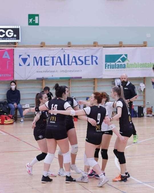 Udine volley parte benissimo contro Pavia ma è solo un abbaglio 