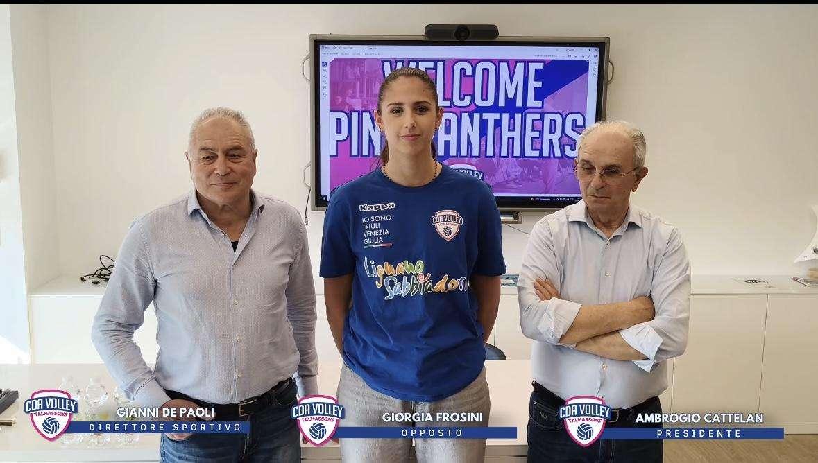 CDA Talmassons FVG, Frosini: "Mi sono sentita subito importante. È una grande opportunità per crescere"