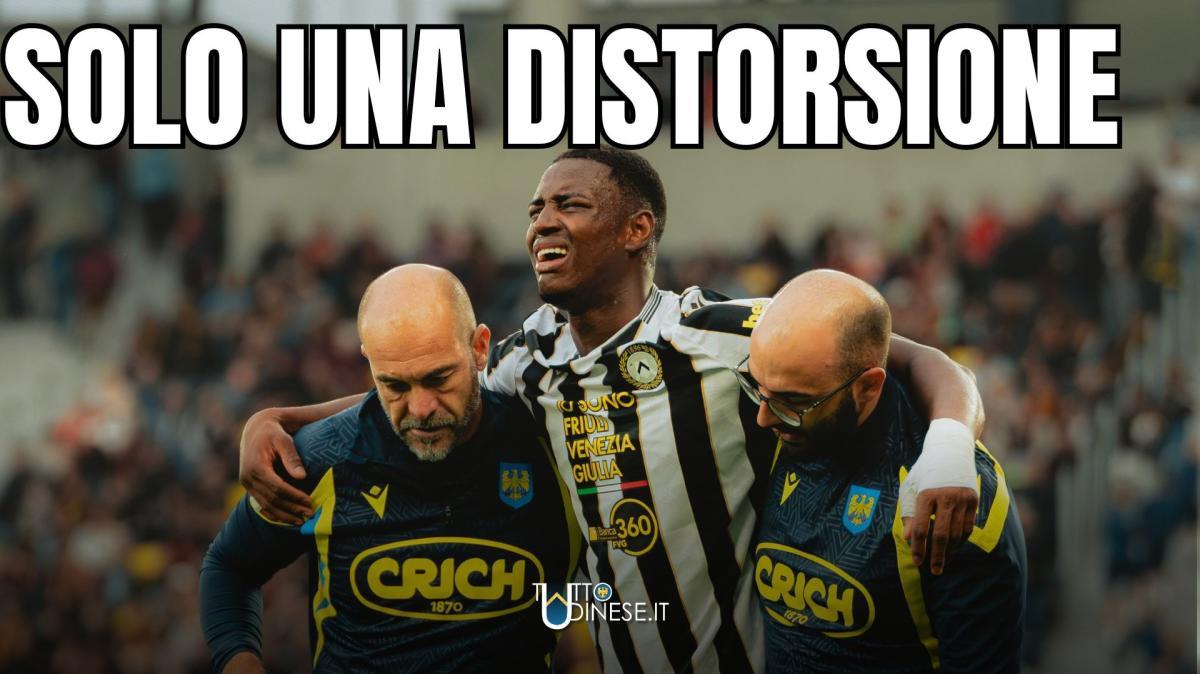 INFORTUNIO alla CAVIGLIA per GUEYE: coperta corta in attacco per l'UDINESE