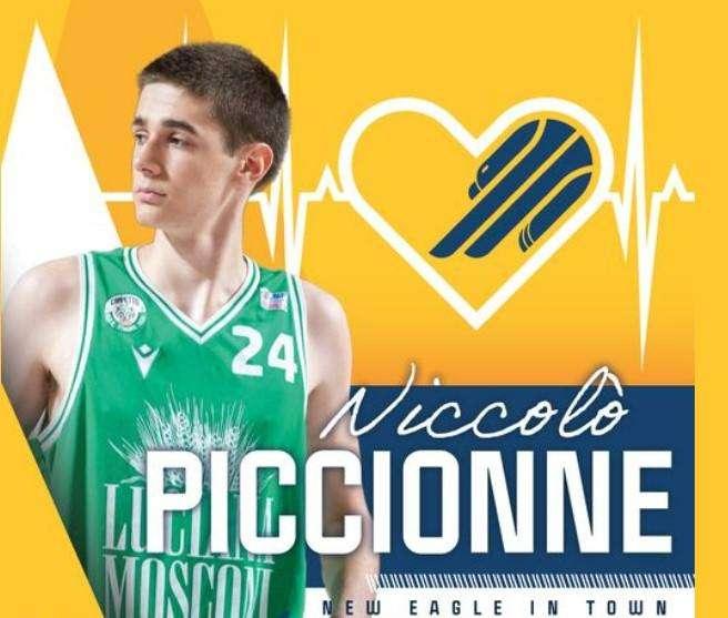 UEB Cividale: ecco chi è Niccolò Piccionne, una nuova giovane eagle