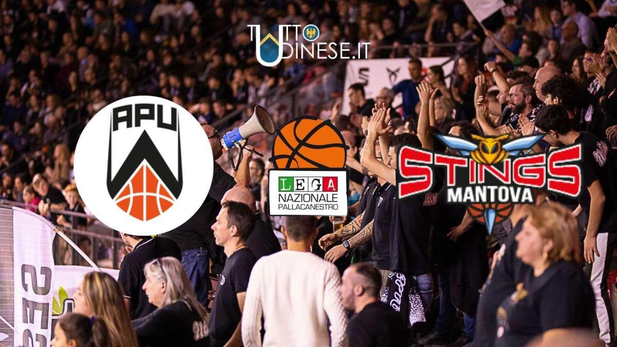 RELIVE Serie A2 Apu Udine-Staff Mantova 73-65: RISULTATO FINALE