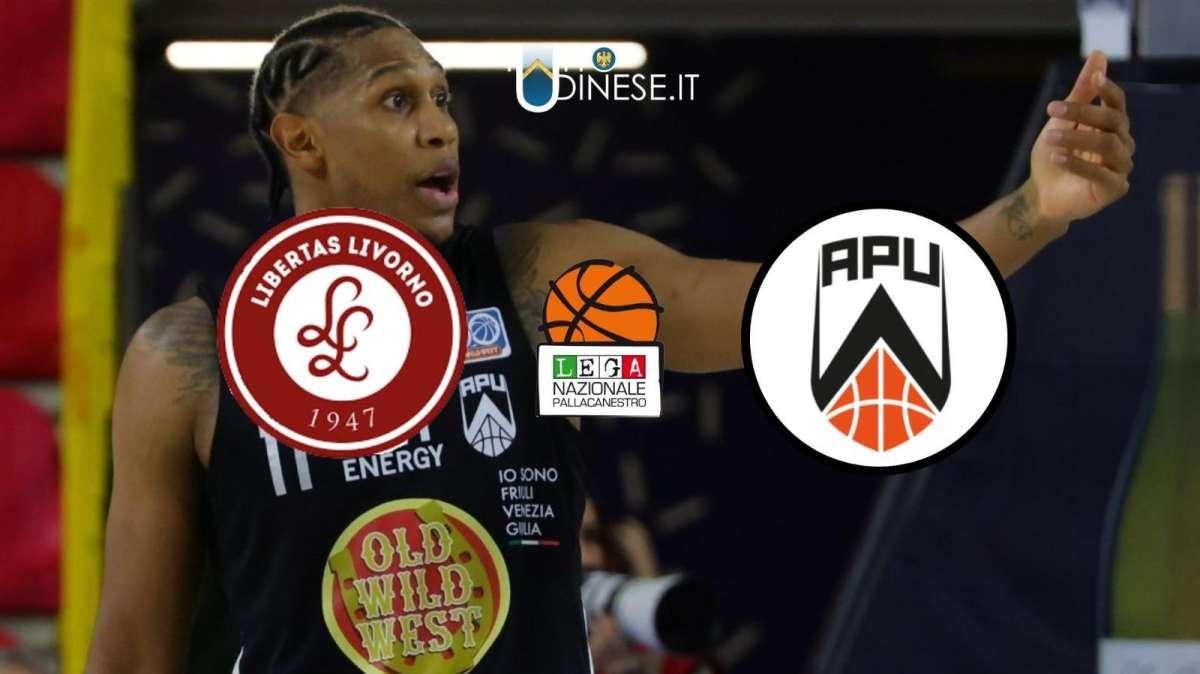 DIRETTA SERIE A2 Libertas Livorno-Apu Udine 85-60: RISULTATO FINALE