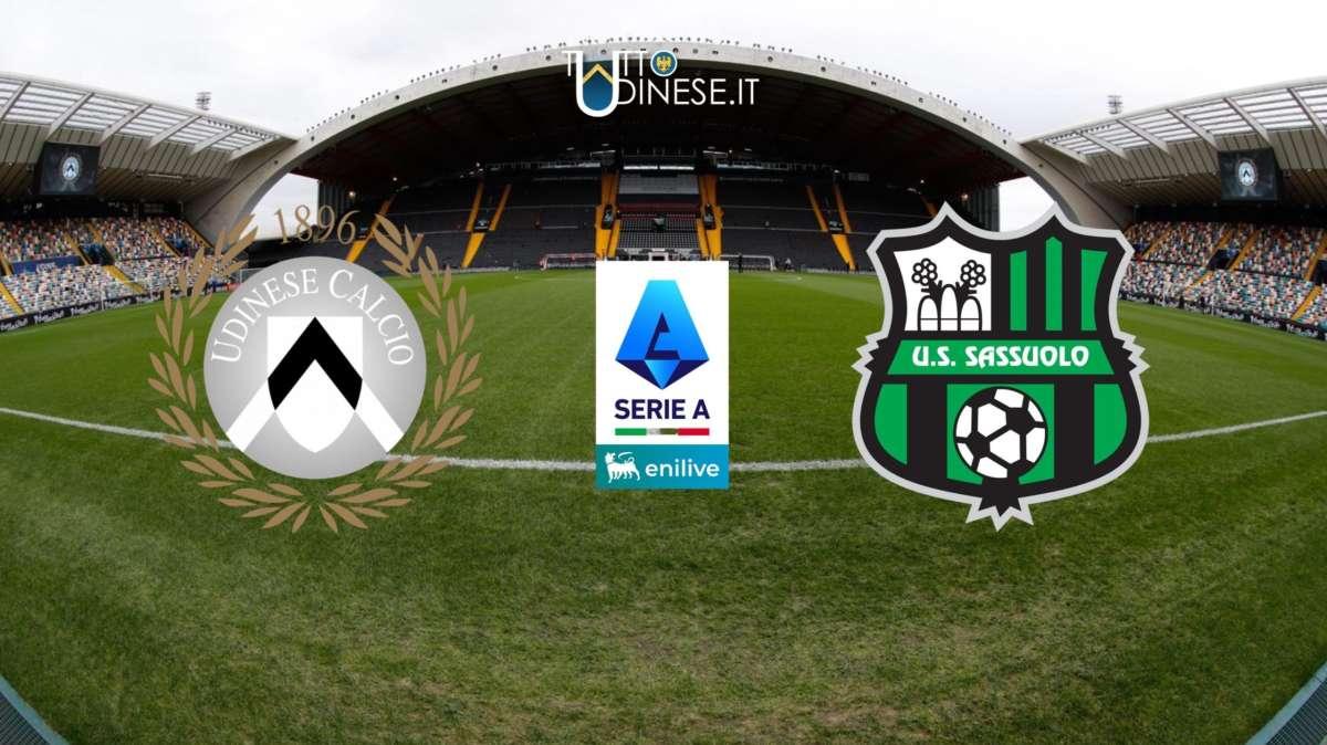 Serie A Udinese-Sassuolo 1-2: RISULTATO FINALE