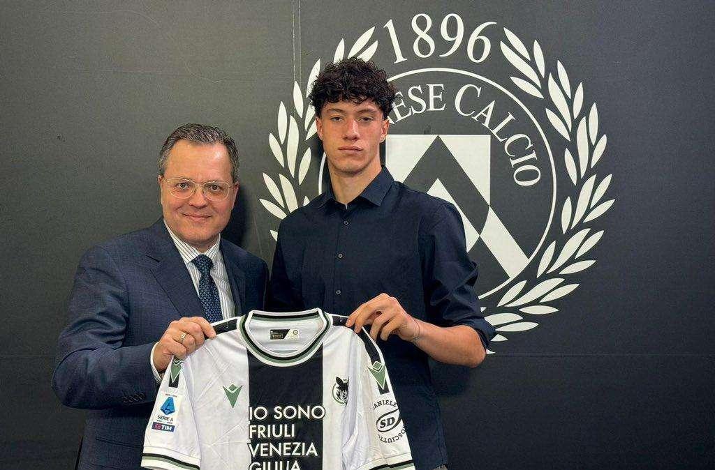 Udinese, primo contratto da professionista per Matteo Palma