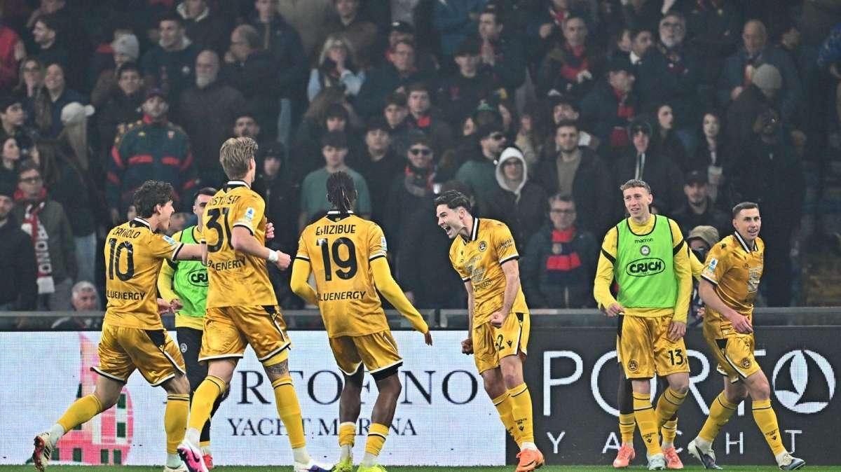 Genoa-Udinese 0-2, LE PAGELLE: bianconeri cinici. Lampo di Zaniolo, decisivi Ekkelenkamp e Davis