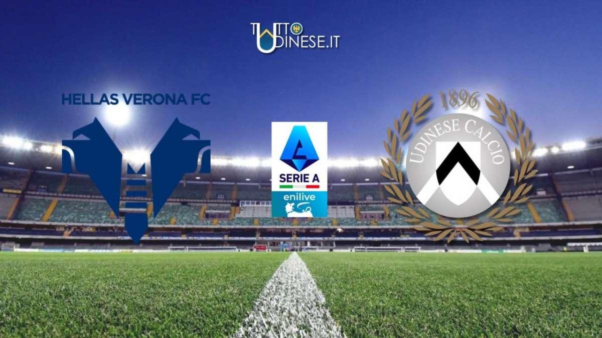 DIRETTA Serie A Hellas Verona-Udinese 1-3: RISULTATO FINALE