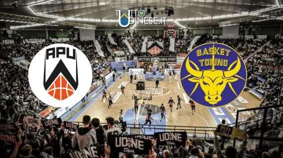 RELIVE Memorial Pajetta Apu Udine-Basket Torino 73-76: RISULTATO FINALE