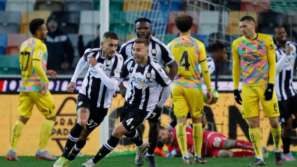 Udinese-Spezia 2-2, LE PAGELLE: disastro Becao, bene Pereyra