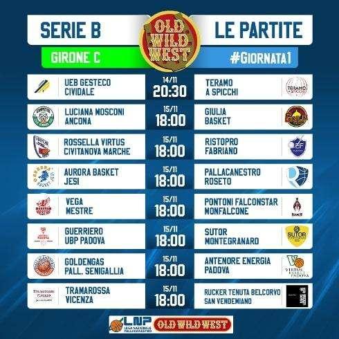 United Eagles Basketball, ufficializzata la prima giornata del campionato di serie B