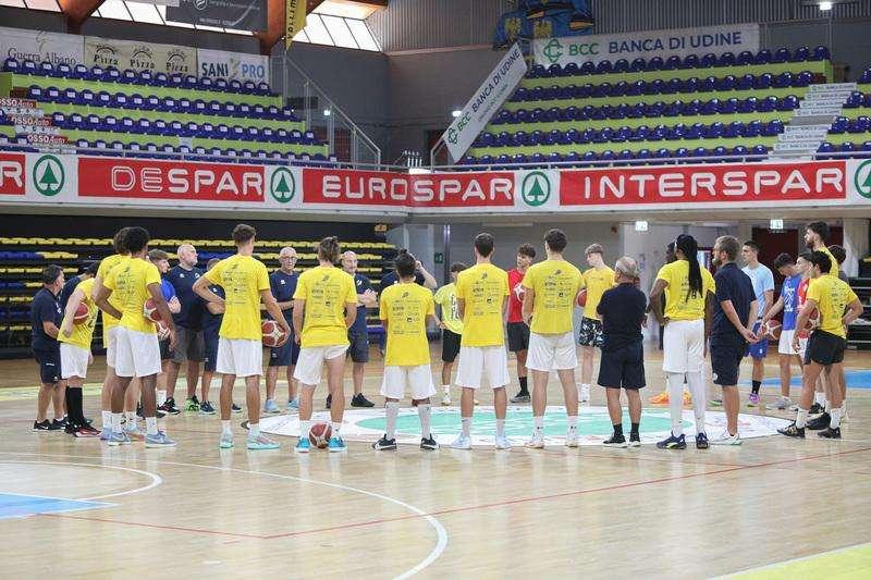 UEB Cividale, si torna al lavoro: le immagini del primo allenamento 