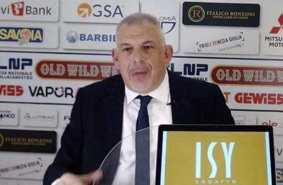 Apu Udine, Martellossi: "Il terzo posto un risultato importante"