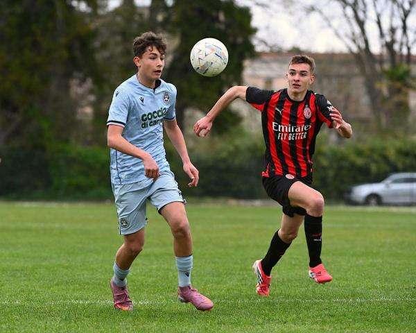 Giovanili Udinese, l'Under 15 impegnata nell'andata degli ottavi playoff contro il Milan