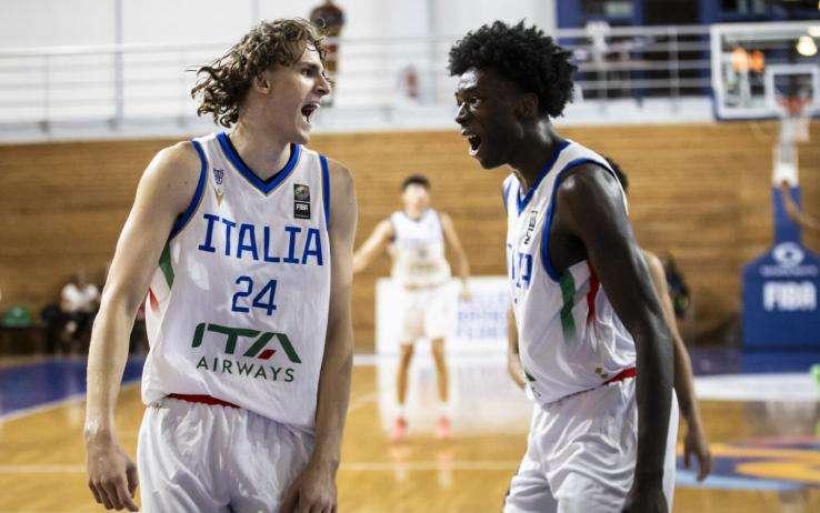 Europei U20, l'Italia batte 80-60 l'Ucraina grazie a Ferrari e Marangon. Ora l'Islanda agli ottavi