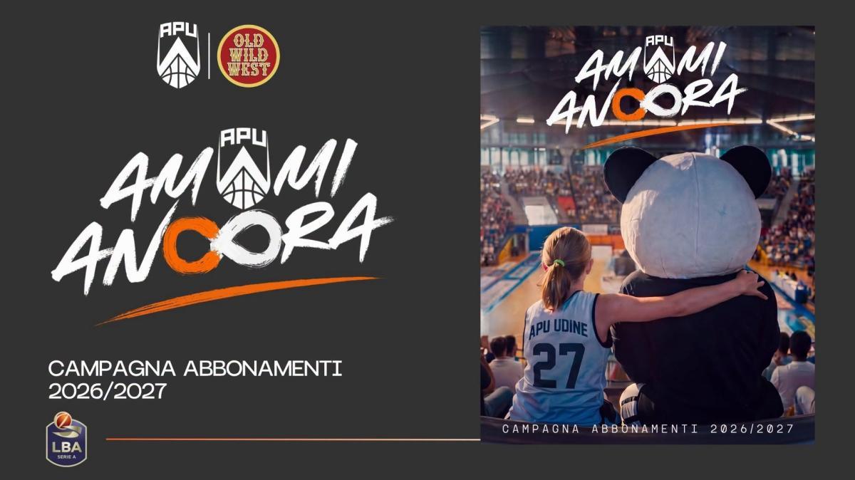 APU Udine, presentata la campagna abbonamenti "Amami Ancora": i dettagli