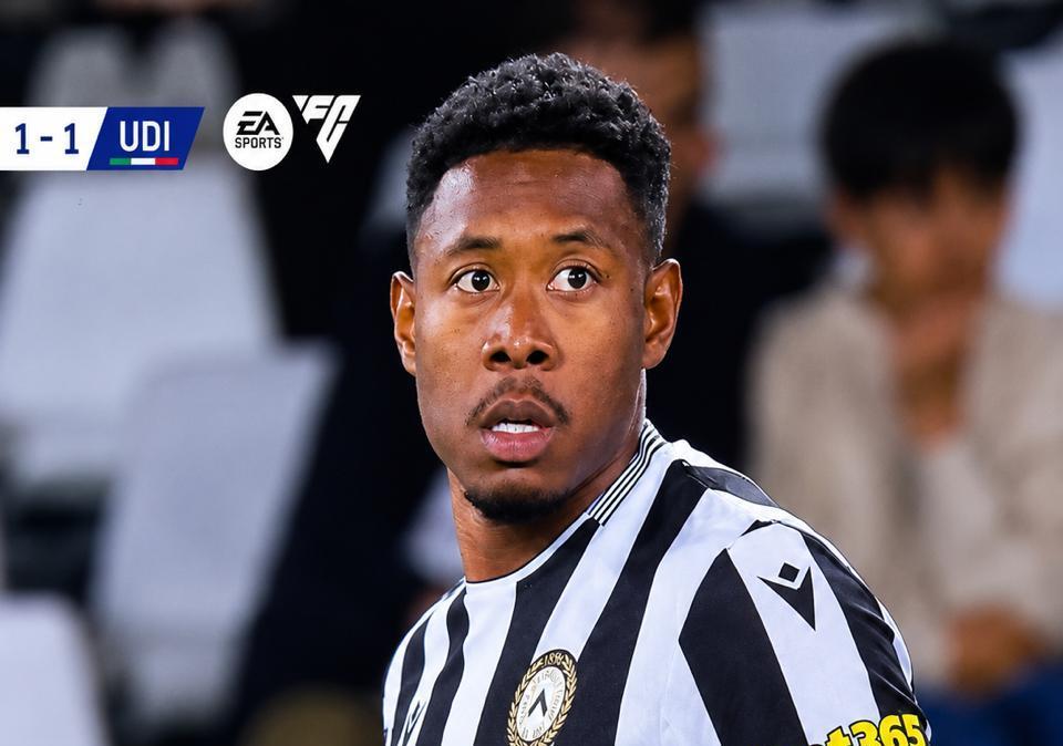 Alaba, è il momento del debutto: l’ex Real Madrid entra al 72’ di Torino-Udinese
