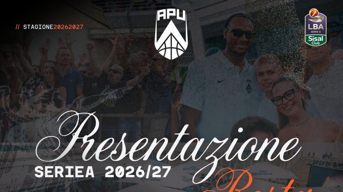 L'APU Udine 2026/27 si presenta ai tifosi: sede, data e orario dell'evento