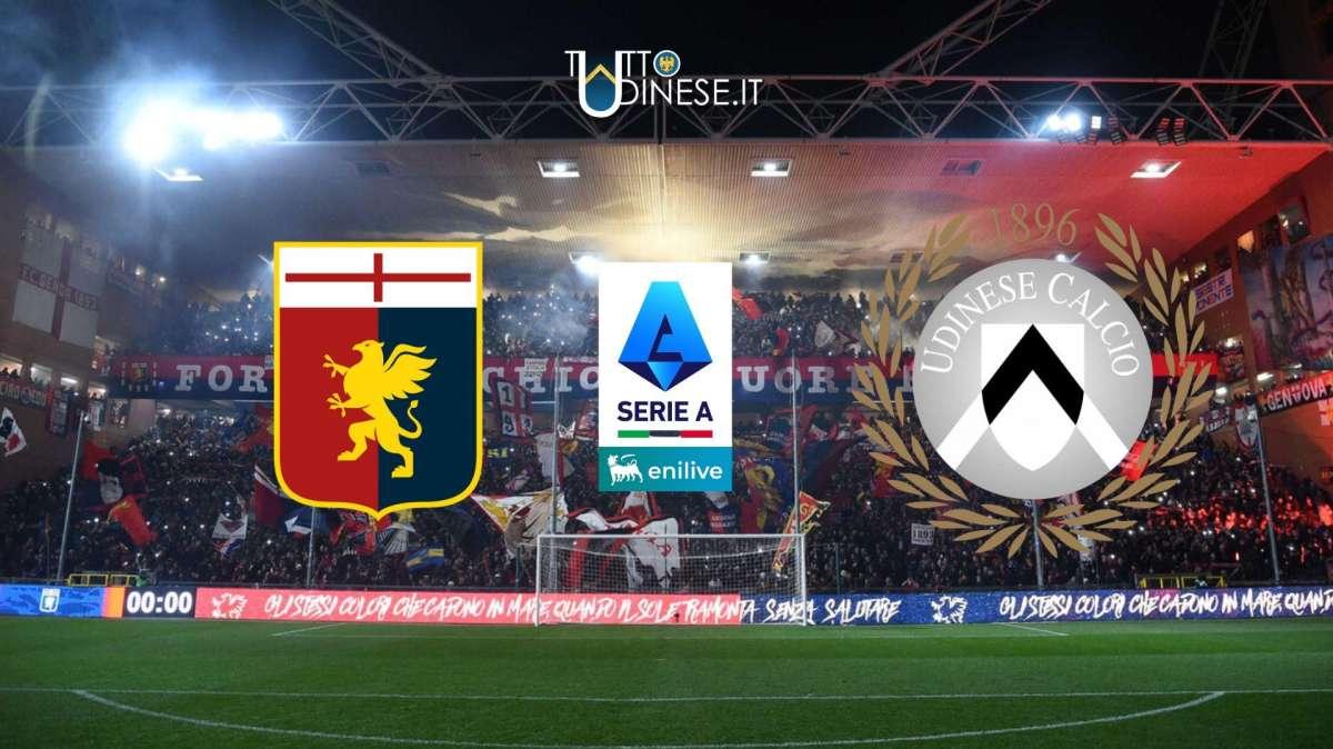 DIRETTA Serie A Genoa-Udinese 1-0: Rui Modesto ci prova, ma troppo poco visto dai bianconeri