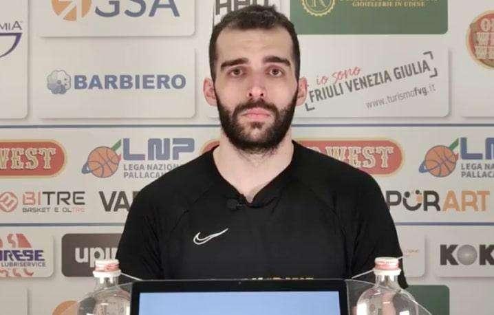 Apu Udine, Pellegrino: "Abbiamo vinto grazie alla nostra intensità"