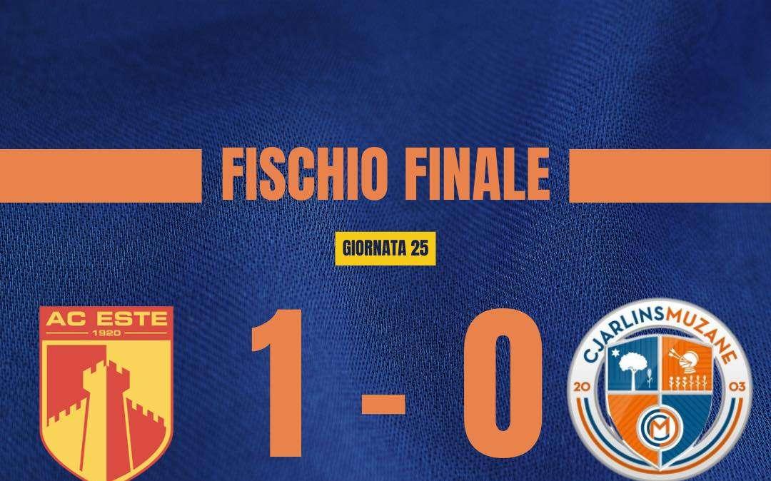Serie D, si interrompe ad Este la striscia positiva del Cjarlins Muzane: friulani sconfitti 1-0