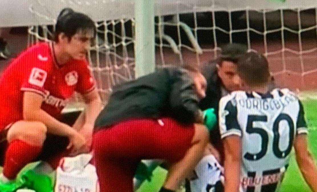 Naso rotto per Becao, il difensore rientrato a Udine 