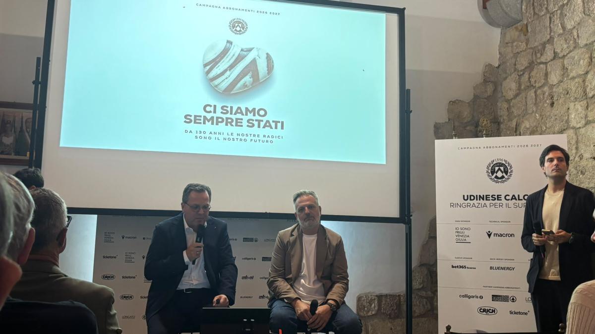 Udinese, rileggi qui la conferenza stampa di presentazone della campagna abbonamenti