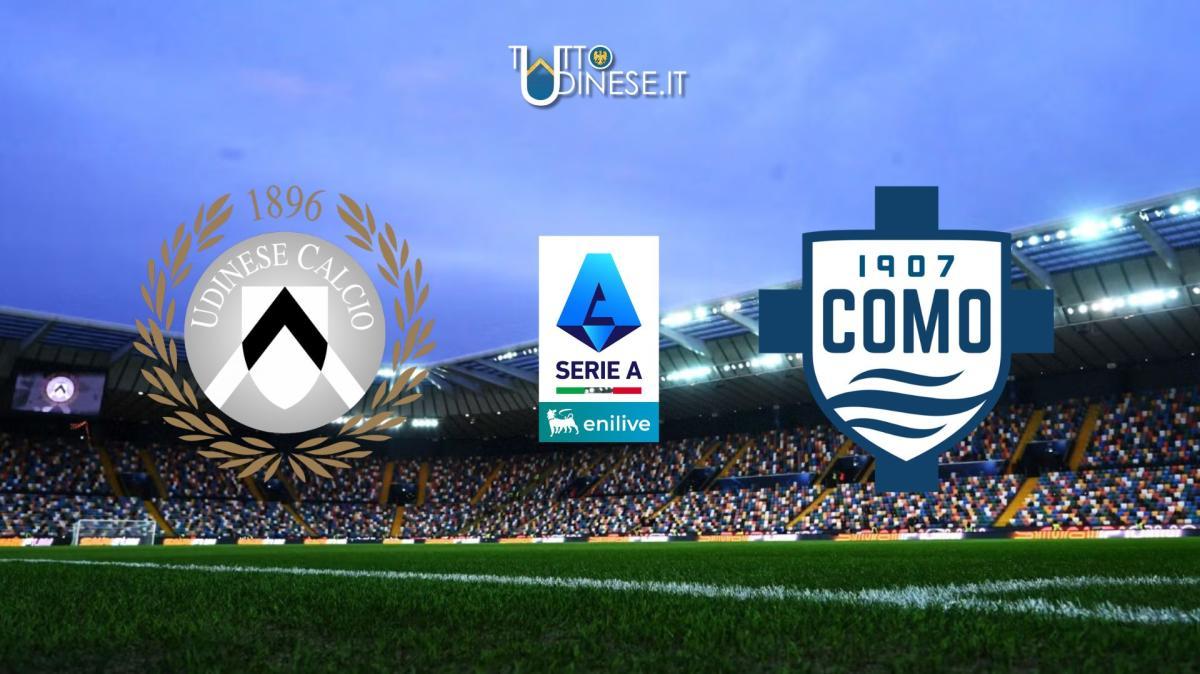 DIRETTA Serie A Udinese-Como 0-0: calcio d'inizio alle 18.30