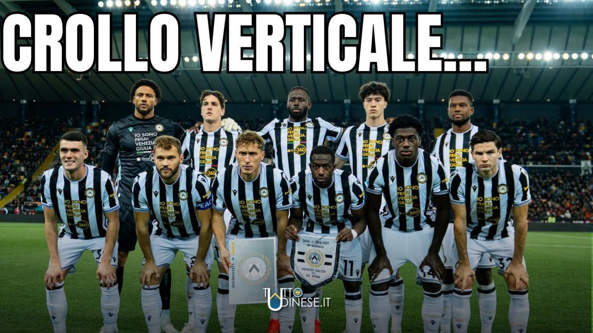 UDINESE-ROMA 2-5, non ci siamo proprio... UMILIATI