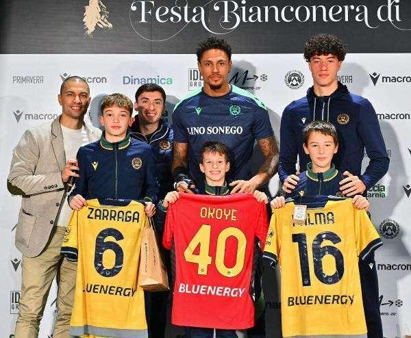 Udinese, festa di Natale per il Settore Giovanile: presenti Zarraga, Palma e Okoye