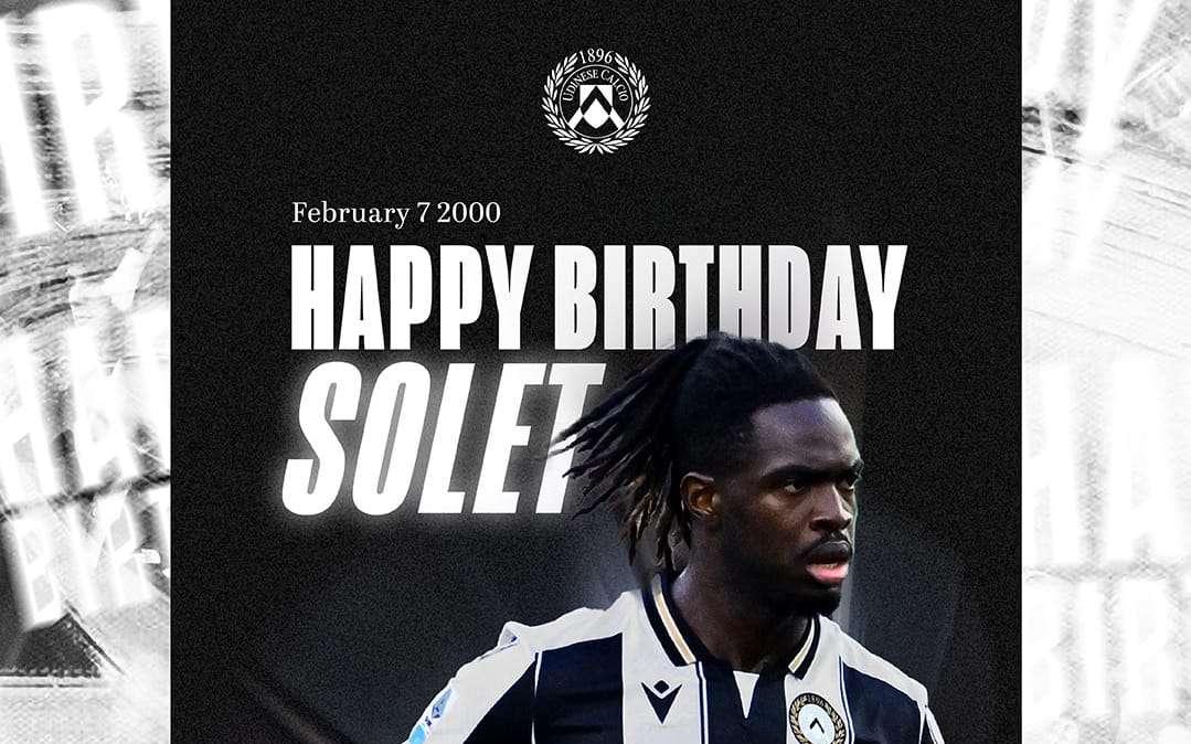 Compleanno in casa Udinese: Oumar Solet compie 25 anni 