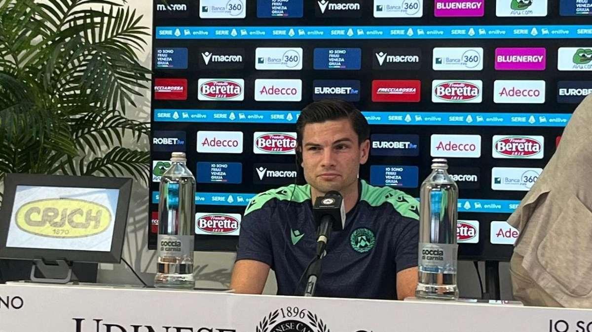 Ekkelenkamp in conferenza: "La fiducia che mi ha mostrato l'Udinese è stata fondamentale nella scelta"