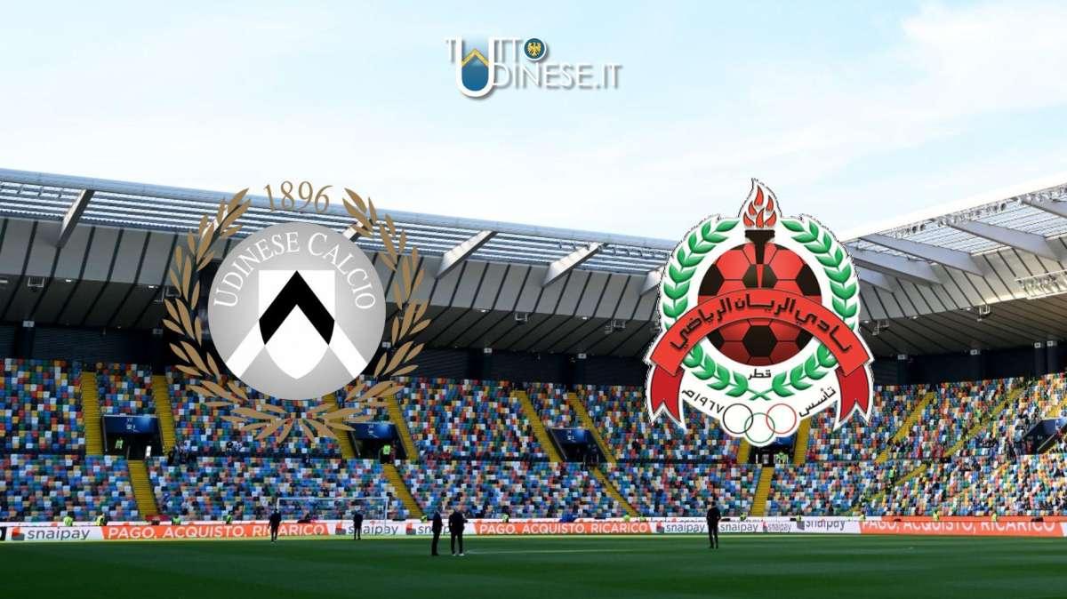 RELIVE AMICHEVOLE UDINESE-AL RAYYAN 2-1: THAUVIN ILLUMINA