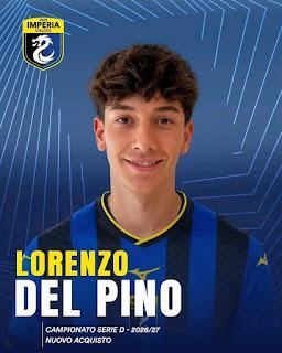 Udinese, il Primavera Lorenzo Del Pino giocherà per l'Imperia Calcio