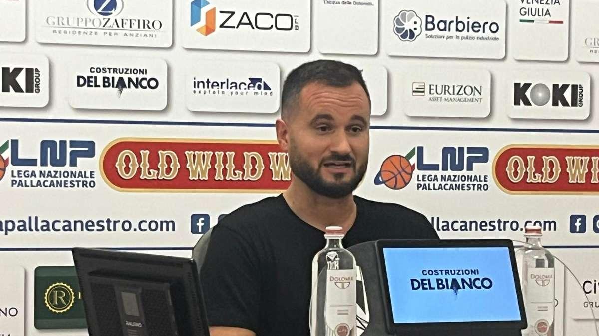 Apu Udine, coach Vertemati: "Abbiamo ampi margini di miglioramento. La squadra c’è"