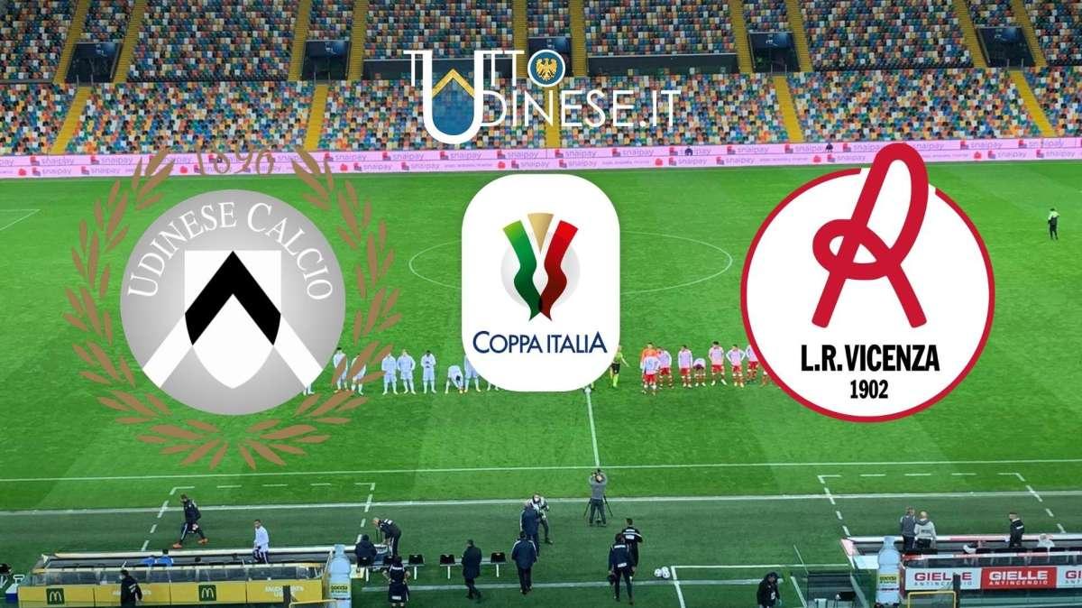 RELIVE COPPA ITALIA Udinese-Vicenza 3-1: strappato il pass per il quarto turno!  
