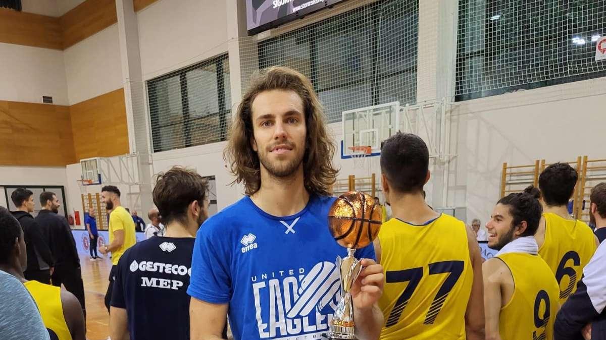 UEB Gesteco, secondo posto nella Liburnia Kup 2022: Miani inserito nel miglior quintetto del torneo