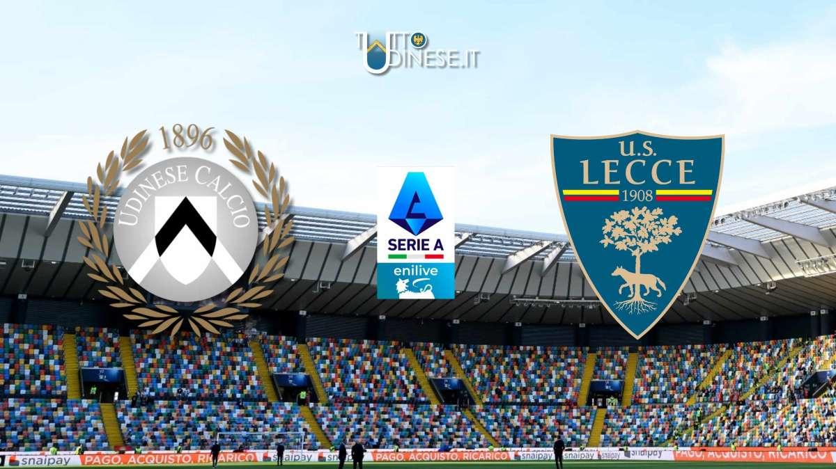 DIRETTA Udinese-Lecce 1-0: i bianconeri ritrovano i tre punti!