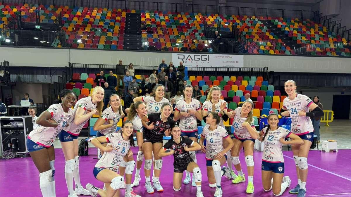 Cda Volley  Talmassons Fvg, che vittoria a Firenze! Tre punti che danno morale e fiducia