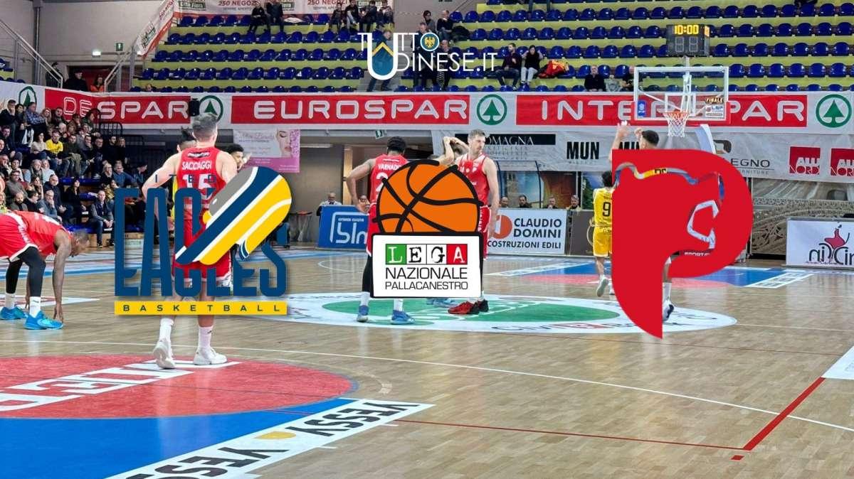 RELIVE Serie A2 UEB Gesteco Cividale-Giorgio Tesi Group Pistoia 65-58: RISULTATO FINALE