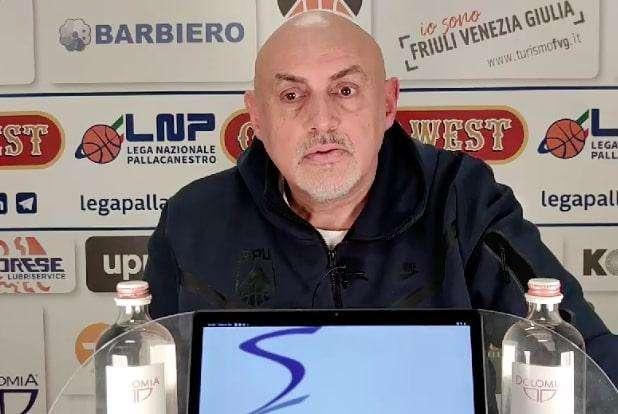 Apu Udine, Boniciolli: "Questa squadra deve imparare a divertirsi. Derby? Un grande momento di pallacanestro per la nostra regione"