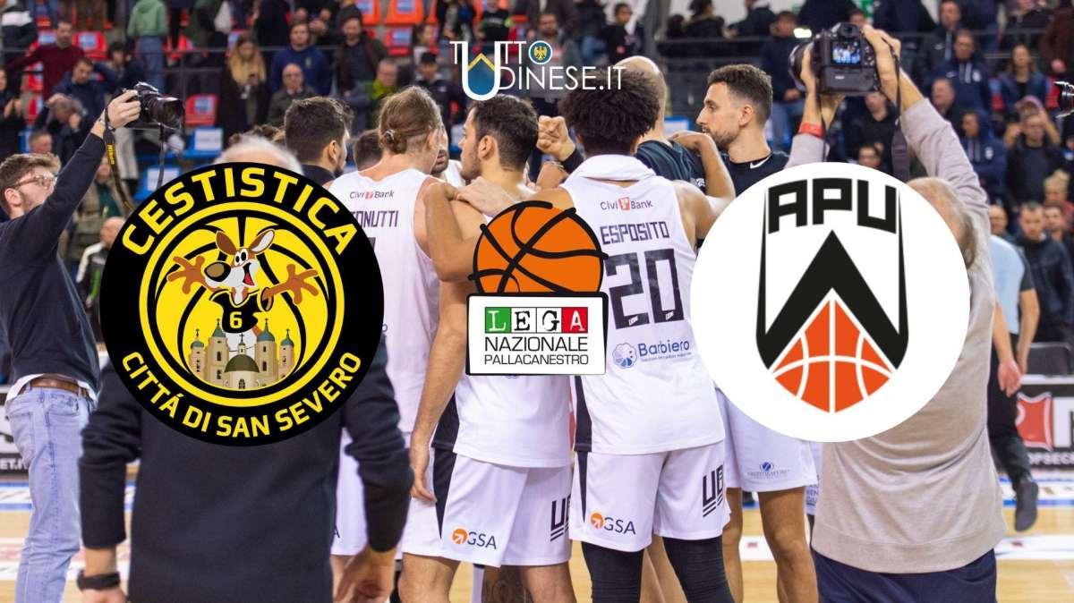 RELIVE Serie A2 Allianz San Severo- Apu Old Wild West Udine 61-69: RISULTATO FINALE