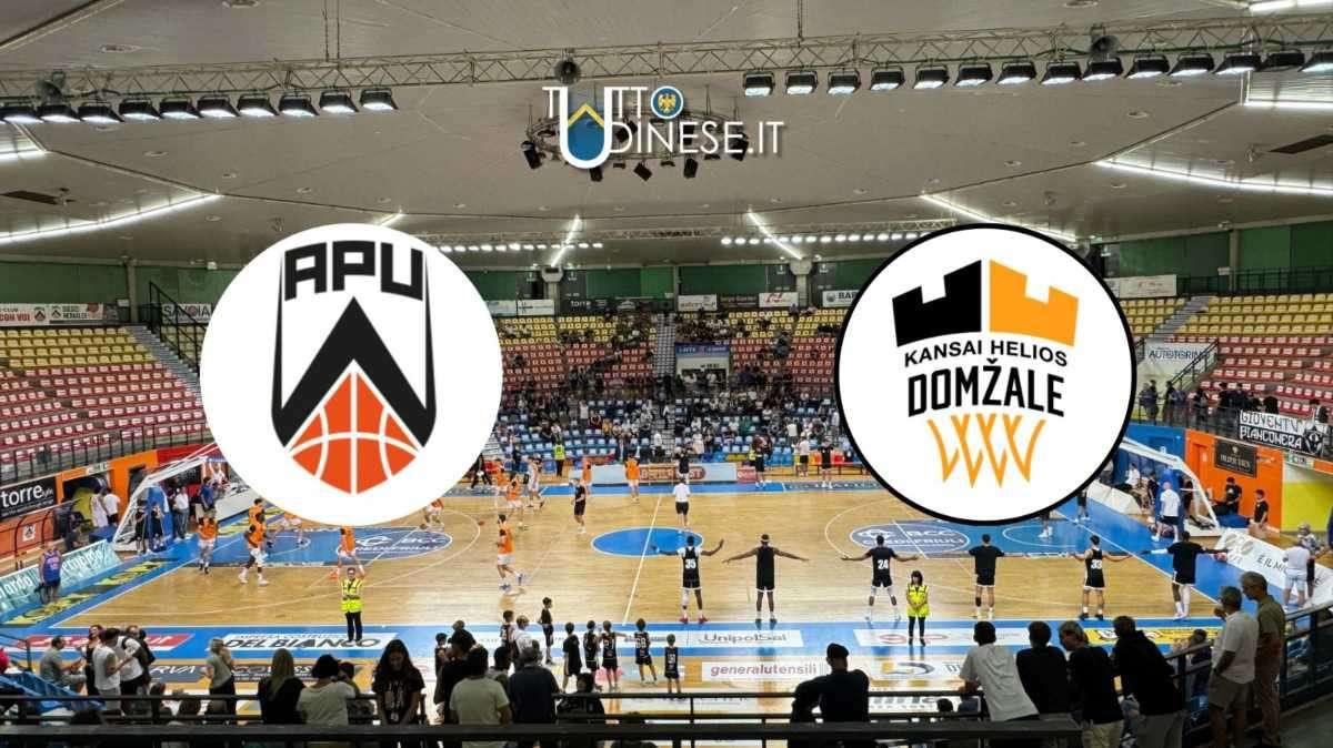Memorial Pajetta: APU Udine - Helios Domzale 81-68 FINE PARTITA