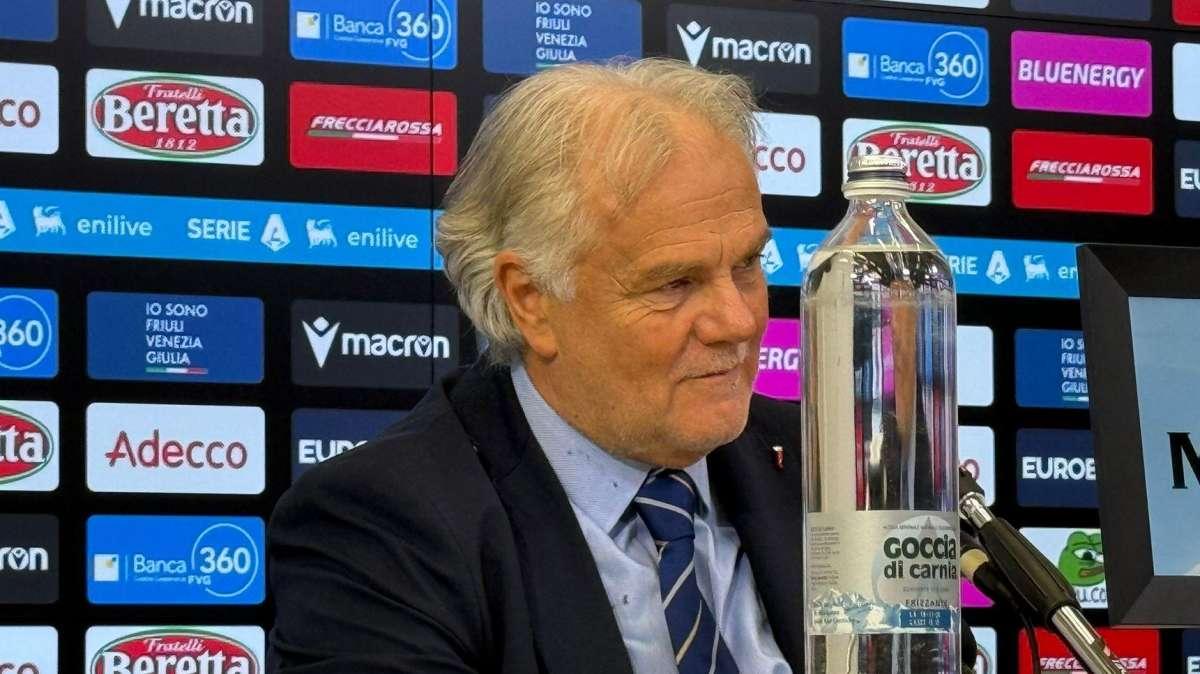 Udinese, Nani in conferenza stampa: "Oggi prestazione non particolarmente positiva. Aureliano ha arbitrato bene"