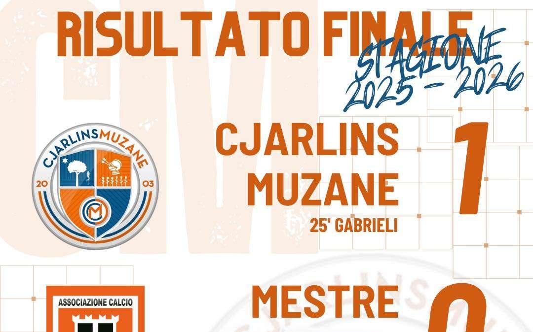 Serie D, Cjarlins Muzane in testa da solo: battuto 1-0 il Mestre