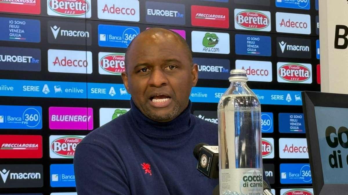 Genoa, Vieira in conferenza stampa: "Il rosso sicuramente ha cambiato un po' la gara"